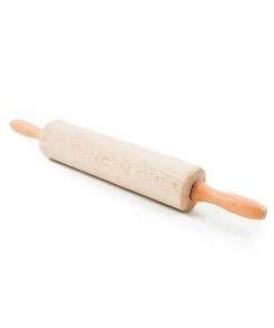 Springerle & Co Beech Wood Rolling Pin With Metal Axle Cookware