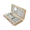 Robert Welch Radford Gourmet Cheese Knife Set In Oak Box Kitchen Knives
