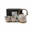 Kiji Stoneware & Ceramics Sakura Blossom Tea Set For Two