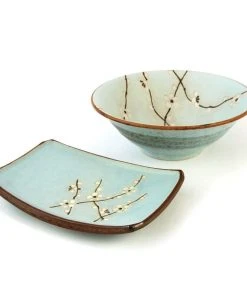 Kiji Stoneware & Ceramics Tableware Sakura Blossom Soup Bowl 19.5cm Dia