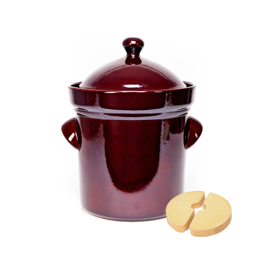Boleslawiec Cookware Fermenting Crock Pot - Sauerkraut Crock 5 Litre 3 Boleslawiec Cookware Fermenting Crock Pot - Sauerkraut Crock 5 Litre