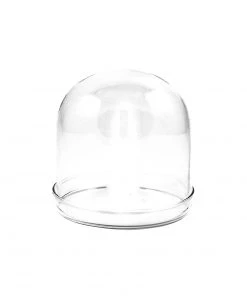 Portuguese Tableware 4x Small Domed Glass Cloche - 8cm Dia