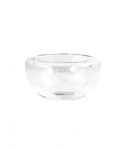 Portuguese Tableware Small Double Wall Glass Bowl X 6 120ml Tableware