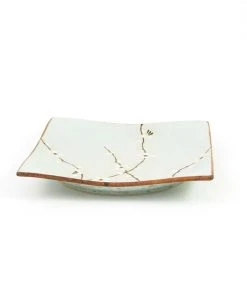 Kiji Stoneware & Ceramics Sakura Blossom Square Plate