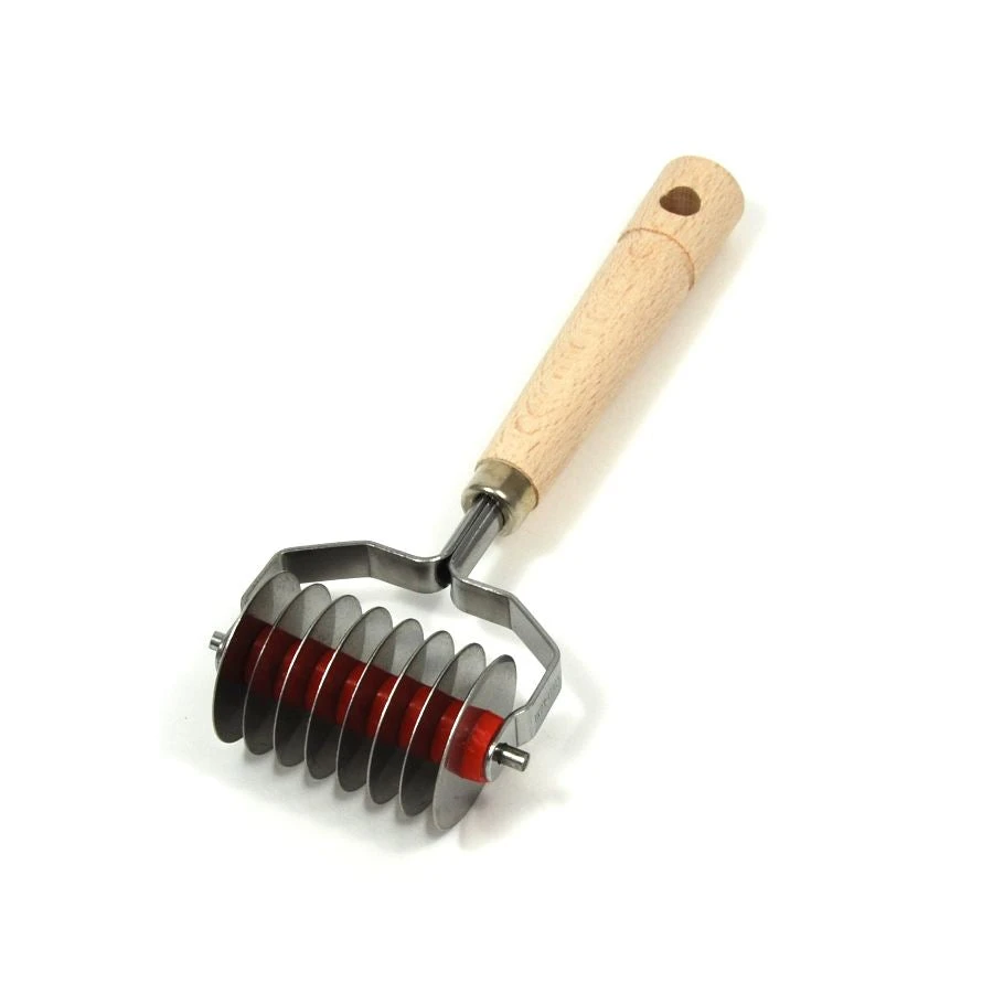 Italian Cookware Stainless Steel Rolling Cutter - For 5mm Srips Kitchen Utensils 3 Italian Cookware Stainless Steel Rolling Cutter - For 5mm Srips Kitchen Utensils