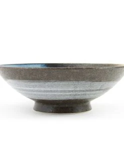 Kiji Stoneware & Ceramics Blue-Black Glaze Bowl