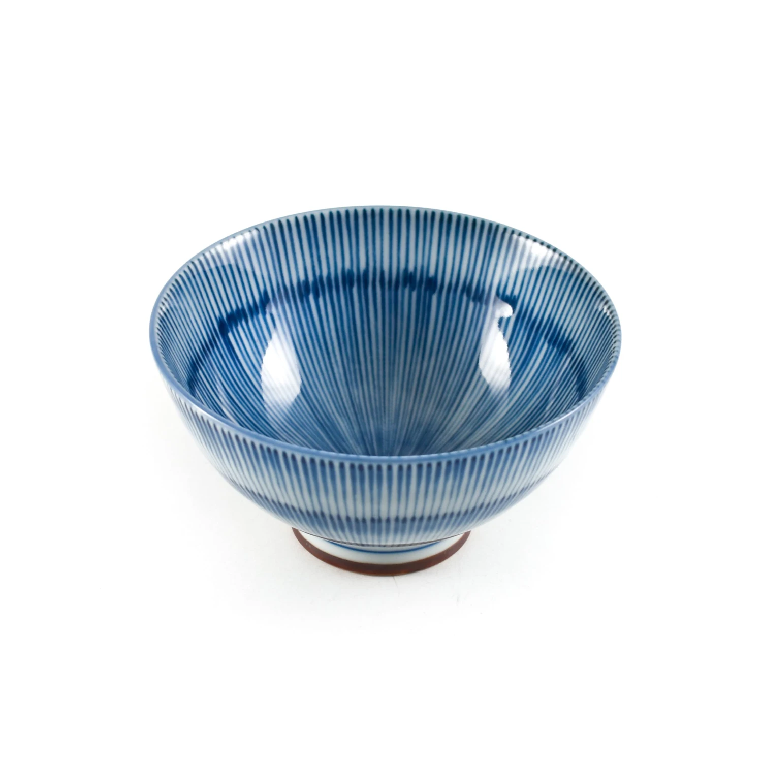 Kiji Stoneware & Ceramics Suisai Blue & White Rice Bowl 4 Kiji Stoneware & Ceramics Suisai Blue & White Rice Bowl