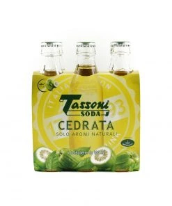 Ingredients Tassoni Cedrata Bottles - 6 Bottles 18cl X 6