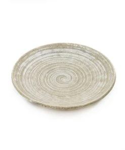 Kiji Stoneware & Ceramics Tatsumaki Small Dinner Plate 24cm Tableware