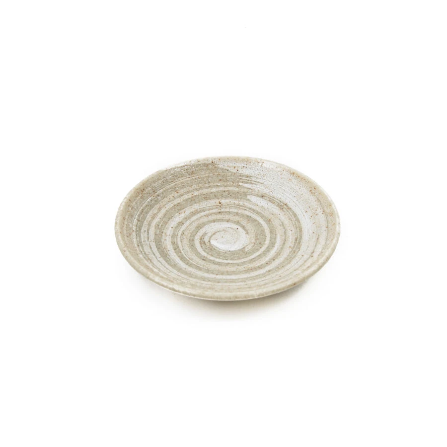 Kiji Stoneware & Ceramics Tableware Tatsumaki Dipping Plate 10cm 4 Kiji Stoneware & Ceramics Tableware Tatsumaki Dipping Plate 10cm
