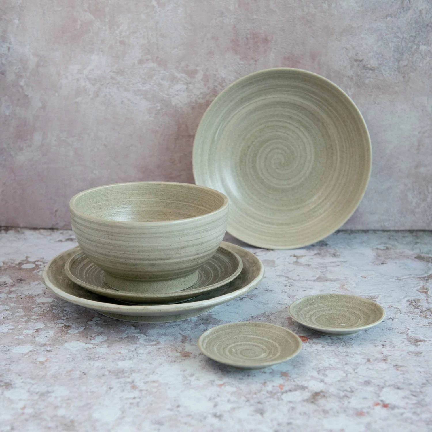 Kiji Stoneware & Ceramics Tableware Tatsumaki Dipping Plate 10cm 6 Kiji Stoneware & Ceramics Tableware Tatsumaki Dipping Plate 10cm