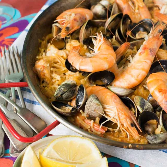 La Ideal Steel 12 Person Paella Pan 40cm 5 La Ideal Steel 12 Person Paella Pan 40cm