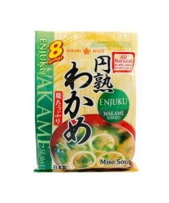 Hikari Ingredients Instant Miso Soup With Wakame 8 X 22g Servings