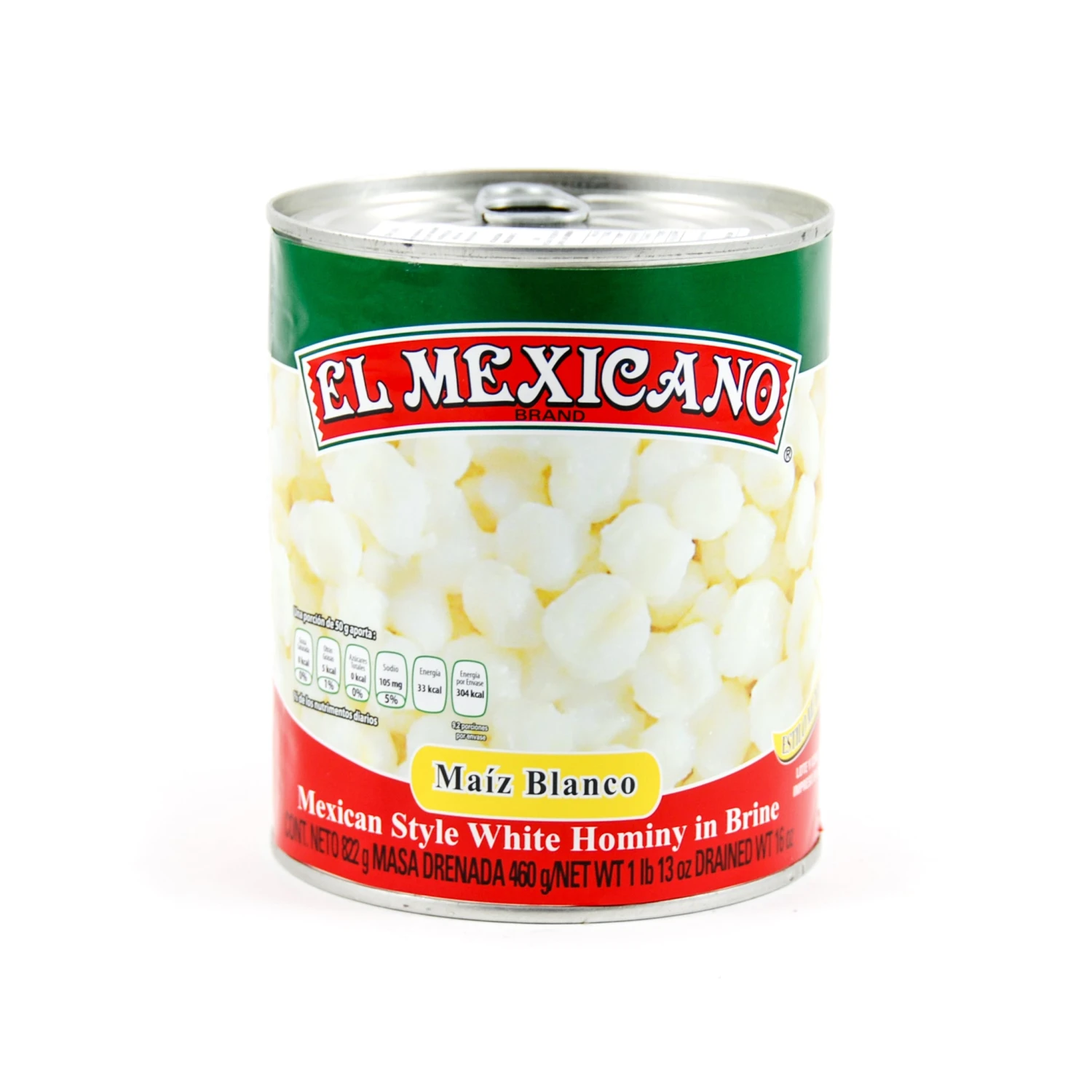 El Mexicano Mexican Hominy 822g 3 El Mexicano Mexican Hominy 822g