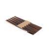 Kiji Stoneware & Ceramics Tableware Brown Wood Chopsticks - Set Of 5