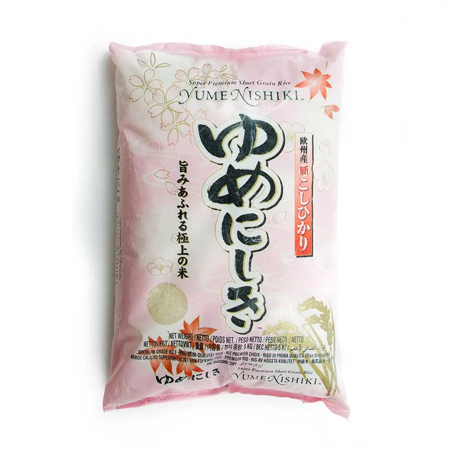Yumenishiki Short Grain Sushi Rice 5kg Ingredients 3 Yumenishiki Short Grain Sushi Rice 5kg Ingredients