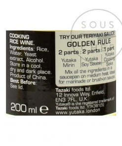 Yutaka Cooking Sake 200ml